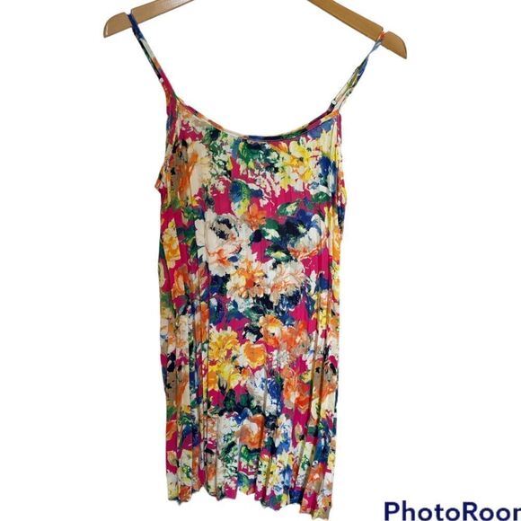 Beautiful Watercolor Floral Summer Dress, Size Small - Picture 1 of 4